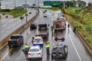 VIDÉO – Collision sur la route 132 à Candiac