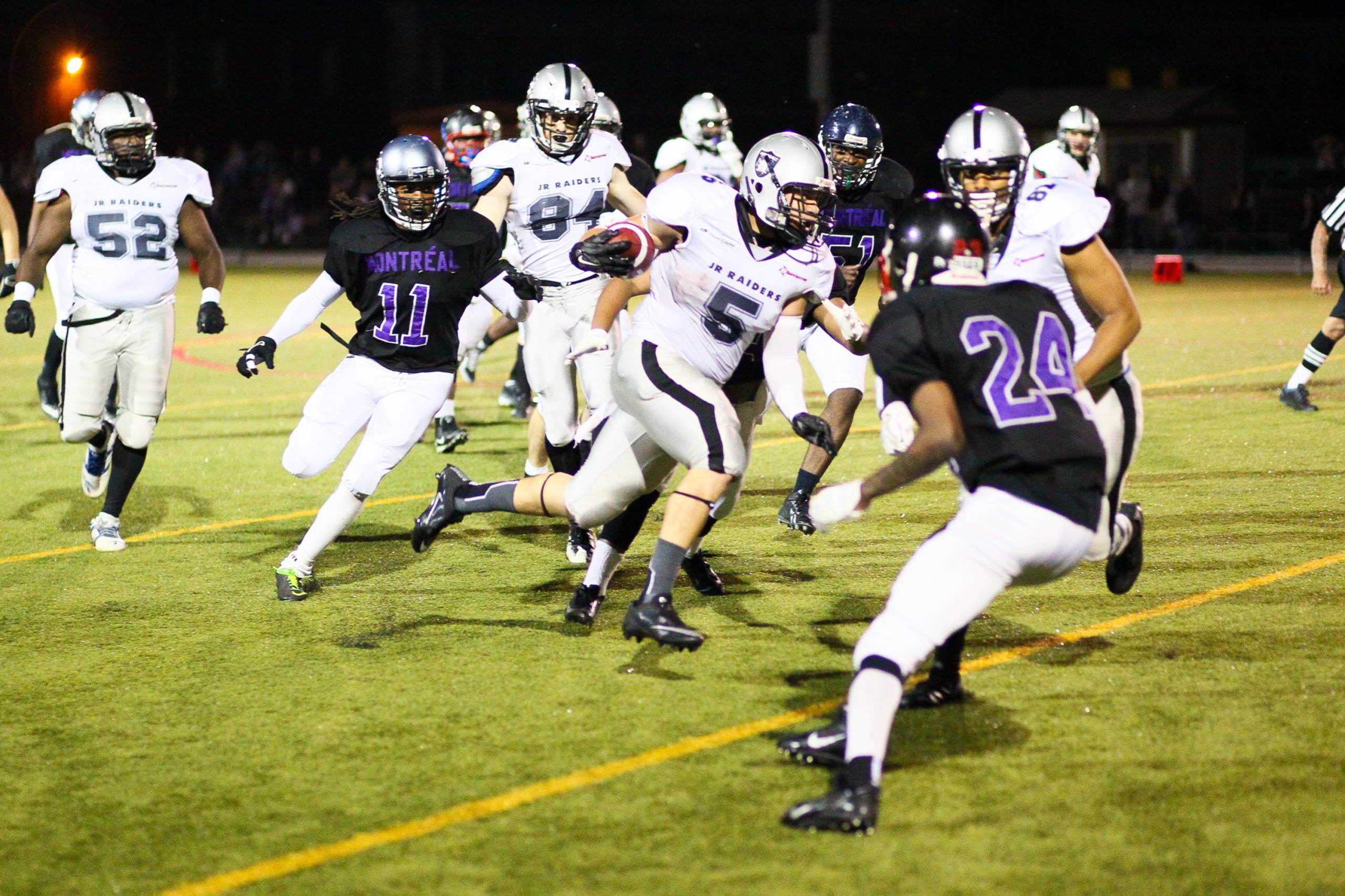 Les Raiders junior quittent Châteauguay