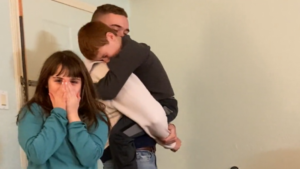 Un retour à la maison très émouvant