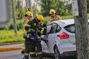 Désincarcération nécessaire pour un accident mineur