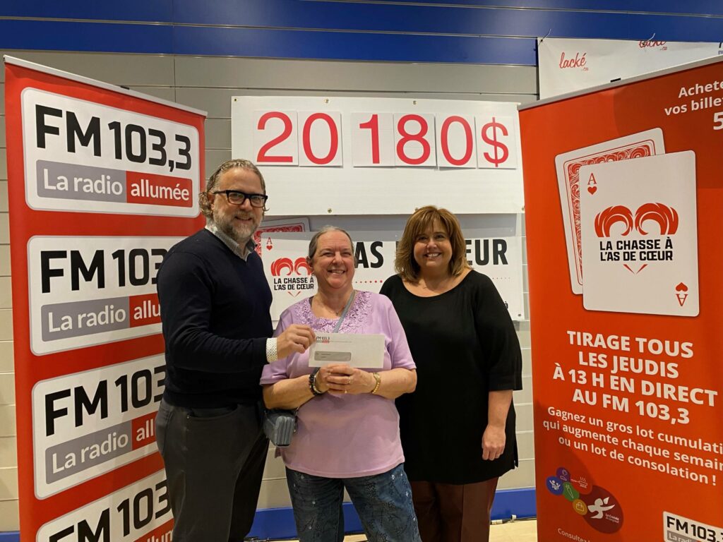 La chasse à l’as de cœur : une campagne de financement qui donne espoir