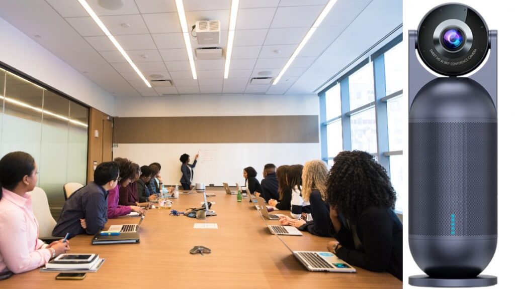 Augmentez l’efficacité de vos appels vidéo avec cette caméra 360 degrés