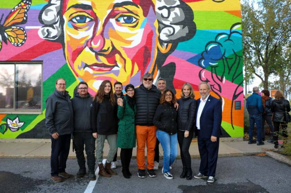 Une murale inaugurée à l’hôtel de ville de Candiac