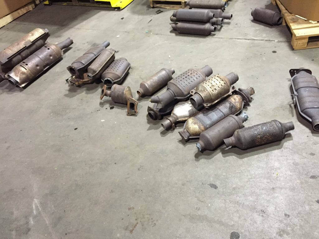 Les vols en hausse de catalyseurs