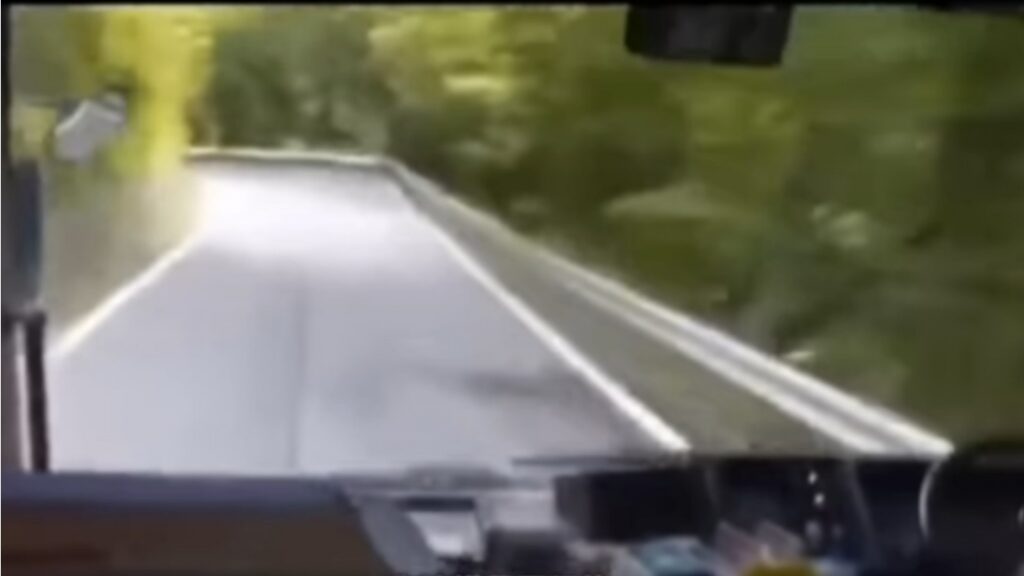 Un chauffeur téméraire