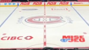 La conception de la glace du Centre Bell