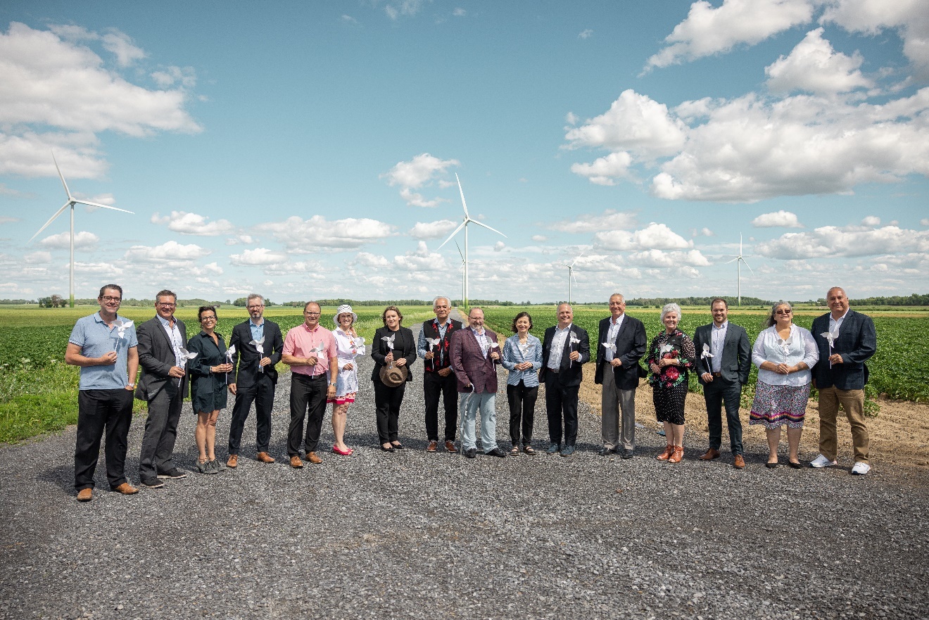 Le Parc éolien des Cultures est officiellement inauguré