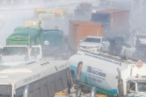 Opinion – Carambolage monstre à La Prairie : le MTQ fait-il erreur ?