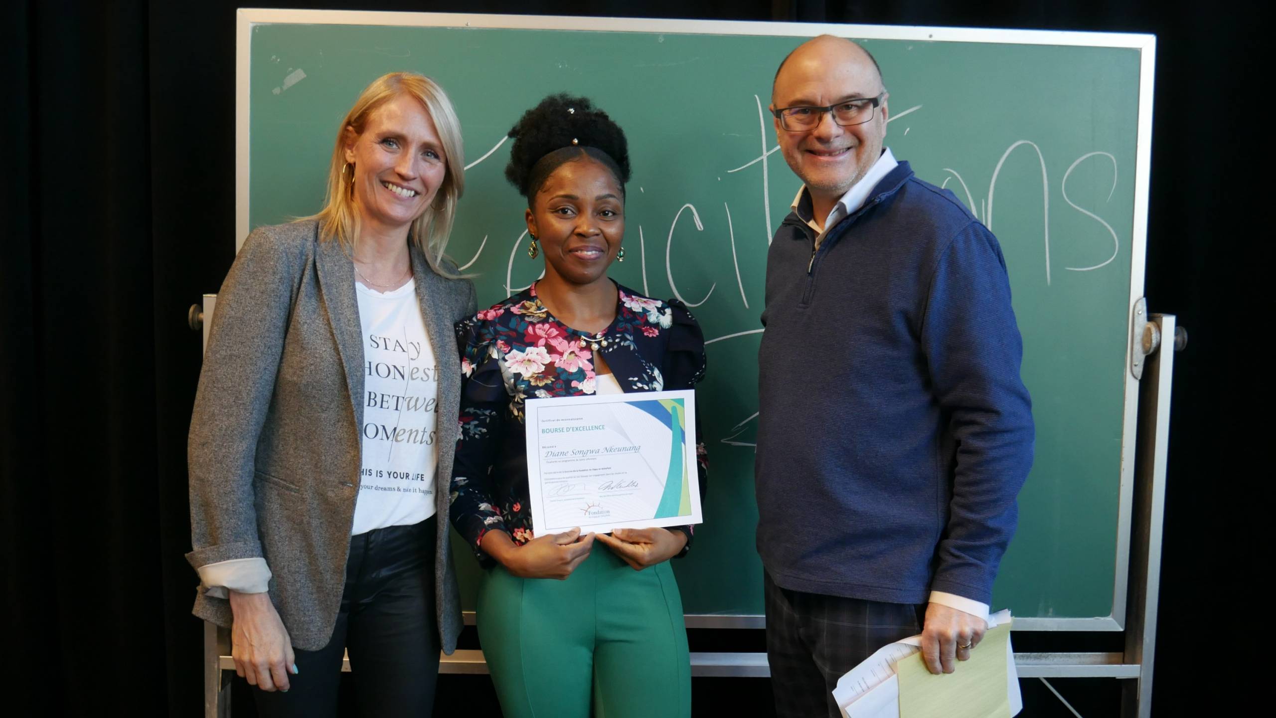 La motivation qui nourrit une future infirmière venue du Cameroun