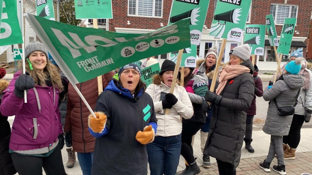 Sept nouveaux jours de grève pour le Front commun