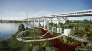 Les berges sous l’ancien pont Champlain seront aménagées pour les citoyens