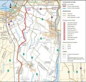 La nouvelle ligne d&rsquo;Hydro-Québec passera par La Prairie et Saint-Philippe