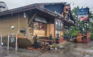 Incendie au Shack du pêcheur à La Prairie