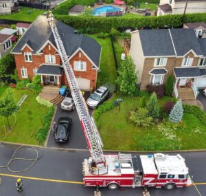 VIDÉO – La foudre s&rsquo;abat sur une maison à Candiac