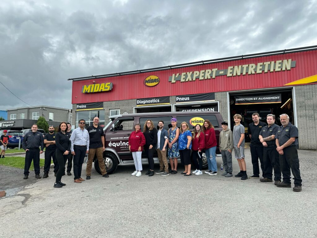 Fourgonnette en cadeau à la Maison des jeunes Équinox