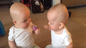 Pas facile de partager quand on est jeune!