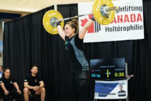 Des haltérophiles impressionnent au Championnat canadien junior