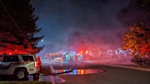 VIDÉO – Incendie dans la cheminée d&rsquo;une résidence à Saint-Constant