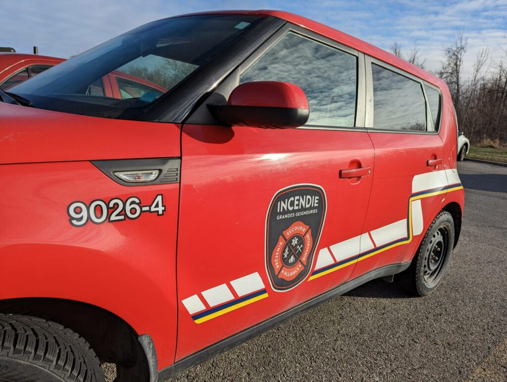 Intervention des pompiers chez Cascades