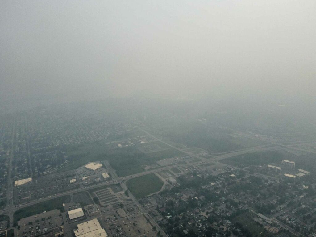 Avertissement de smog jusqu’à demain matin