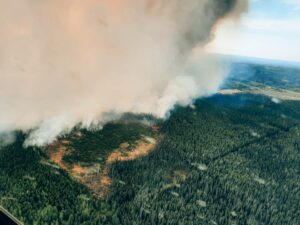 Les feux de forêt affectent la qualité de l&rsquo;air jusqu&rsquo;en Montérégie