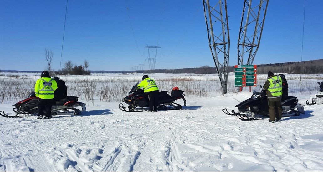 La SQ présente dans les sentiers ce week-end