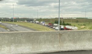 Bouchon monstre sur l&rsquo;A30 à Saint-Philippe