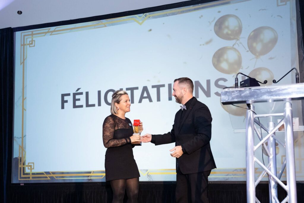 Gala de la Chambre de commerce et d’industrie du Grand Roussillon : un triplé pour Mélanie Lacasse