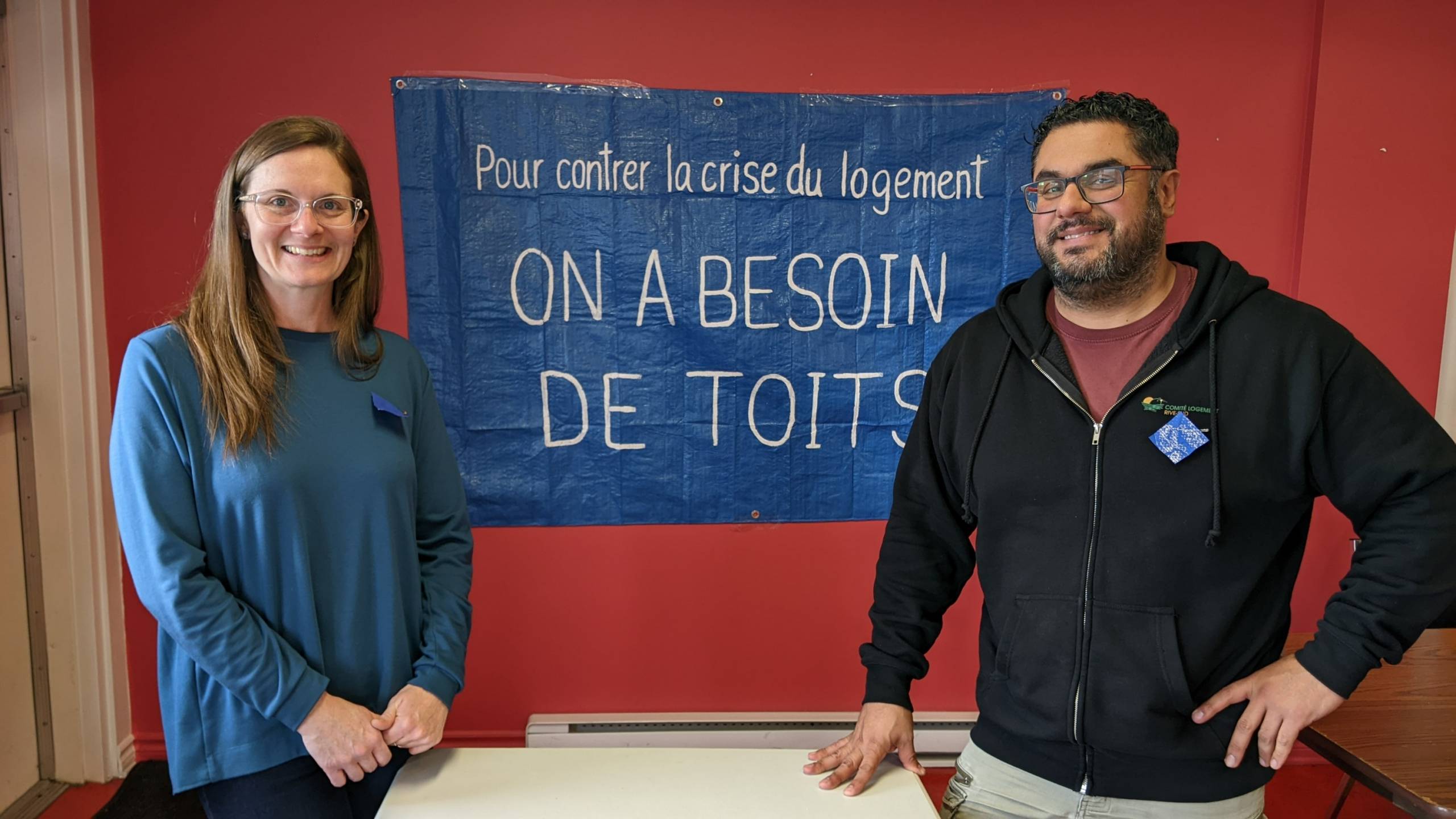 Le carré bleu, nouveau symbole de la crise du logement