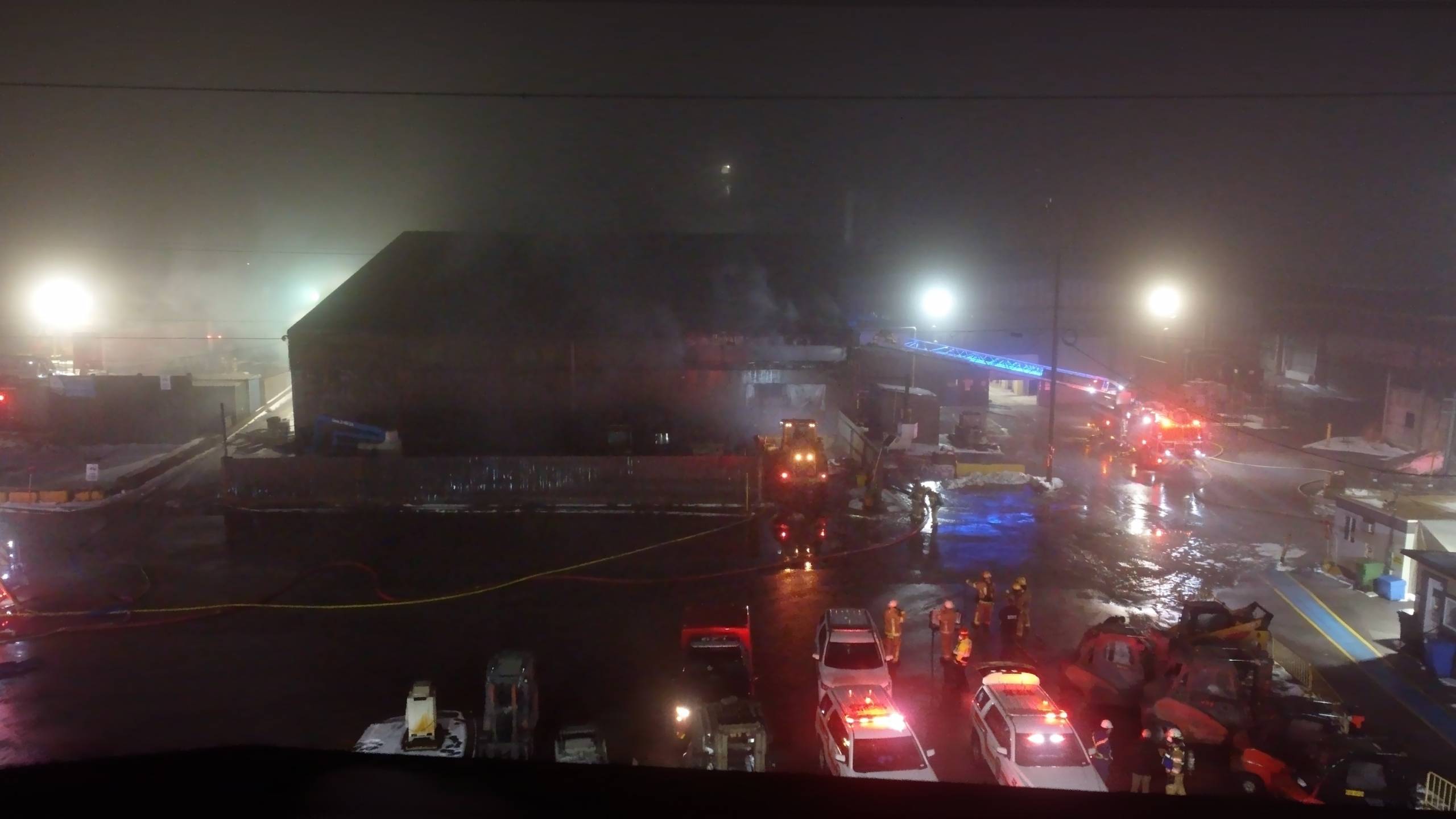 Incendie chez Terrapure : des cellules de batteries mélangés au carton en cause ?