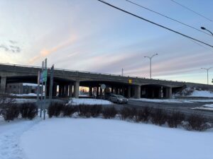 Boul. Matte : de l’éclairage sera ajouté sous le viaduc de l’A-15