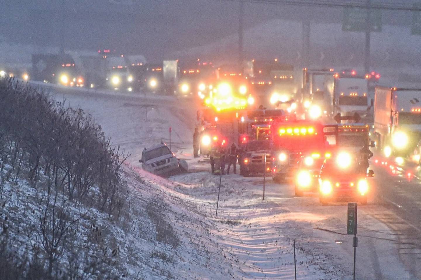 Collisions sur le pont Mercier et l’autoroute 30