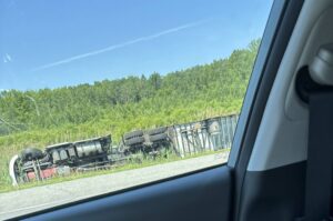 A30 : un camion renversé cause 10 km de congestion