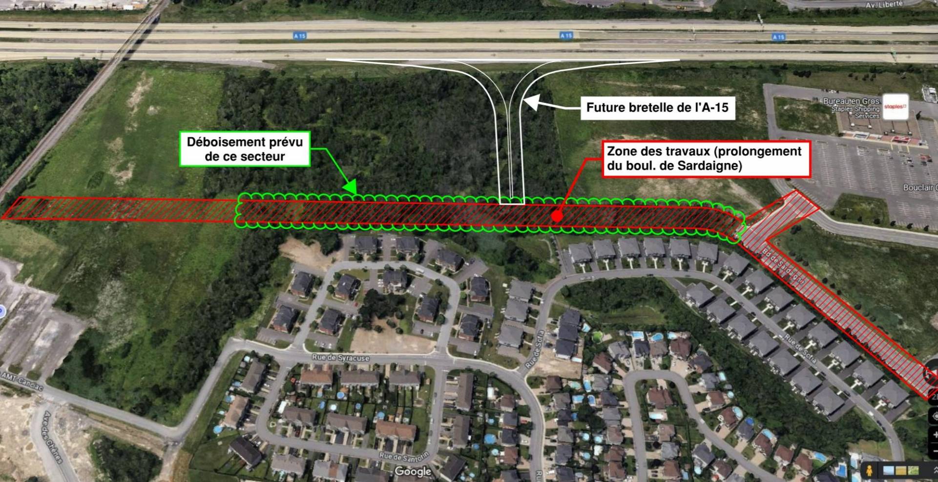 Candiac : c’est parti pour le prolongement du boulevard de Sardaigne