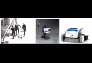 Vols de robots de piscine à Delson : suspects recherchés