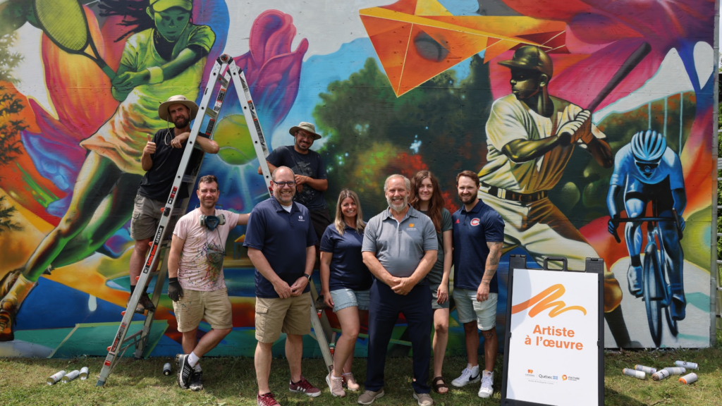 «Énergie en mouvement», une nouvelle murale à Candiac