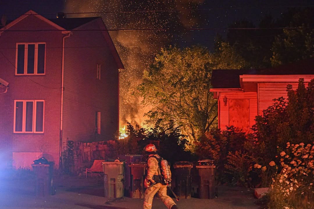 Incendie de cabanon suspect à Sainte-Catherine