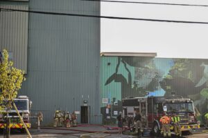 Incendie à l&rsquo;usine Cascades : intervention complexe pour les pompiers