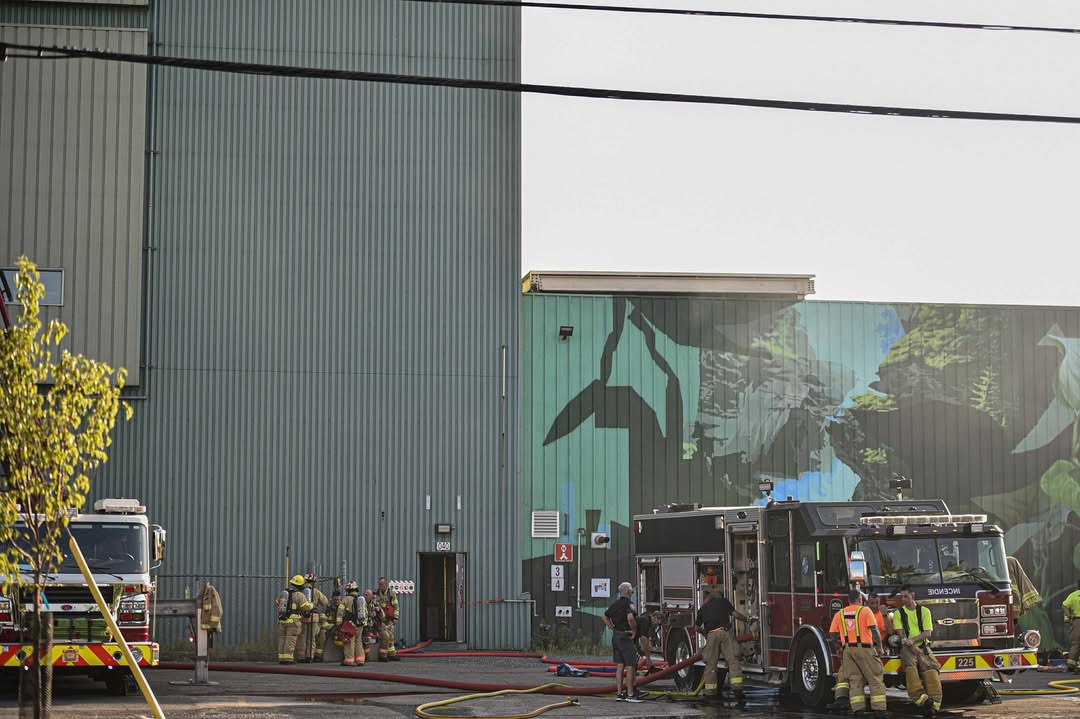 Incendie à l’usine Cascades : intervention complexe pour les pompiers