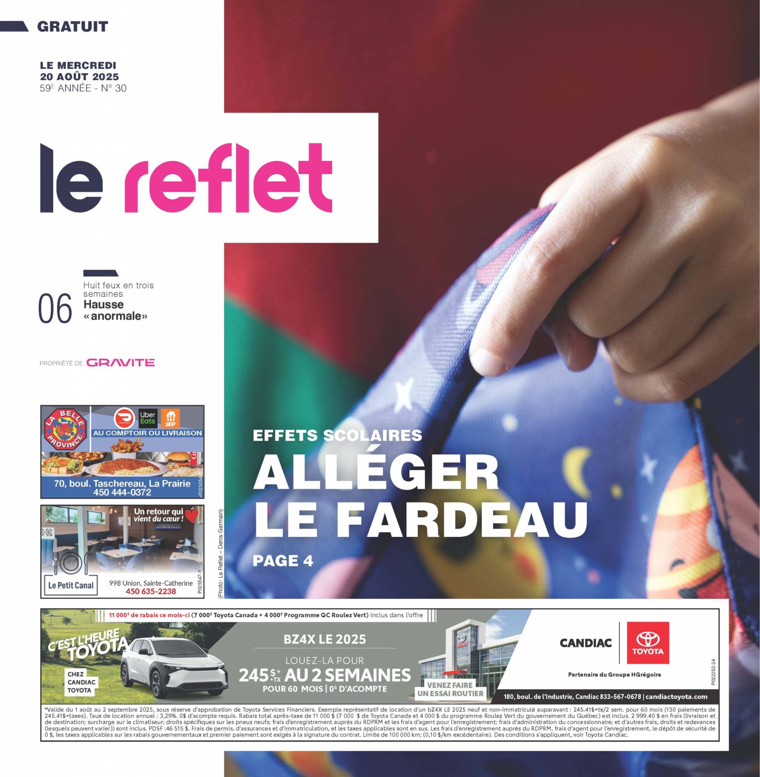 Journal Le Reflet – 20 aout 2025