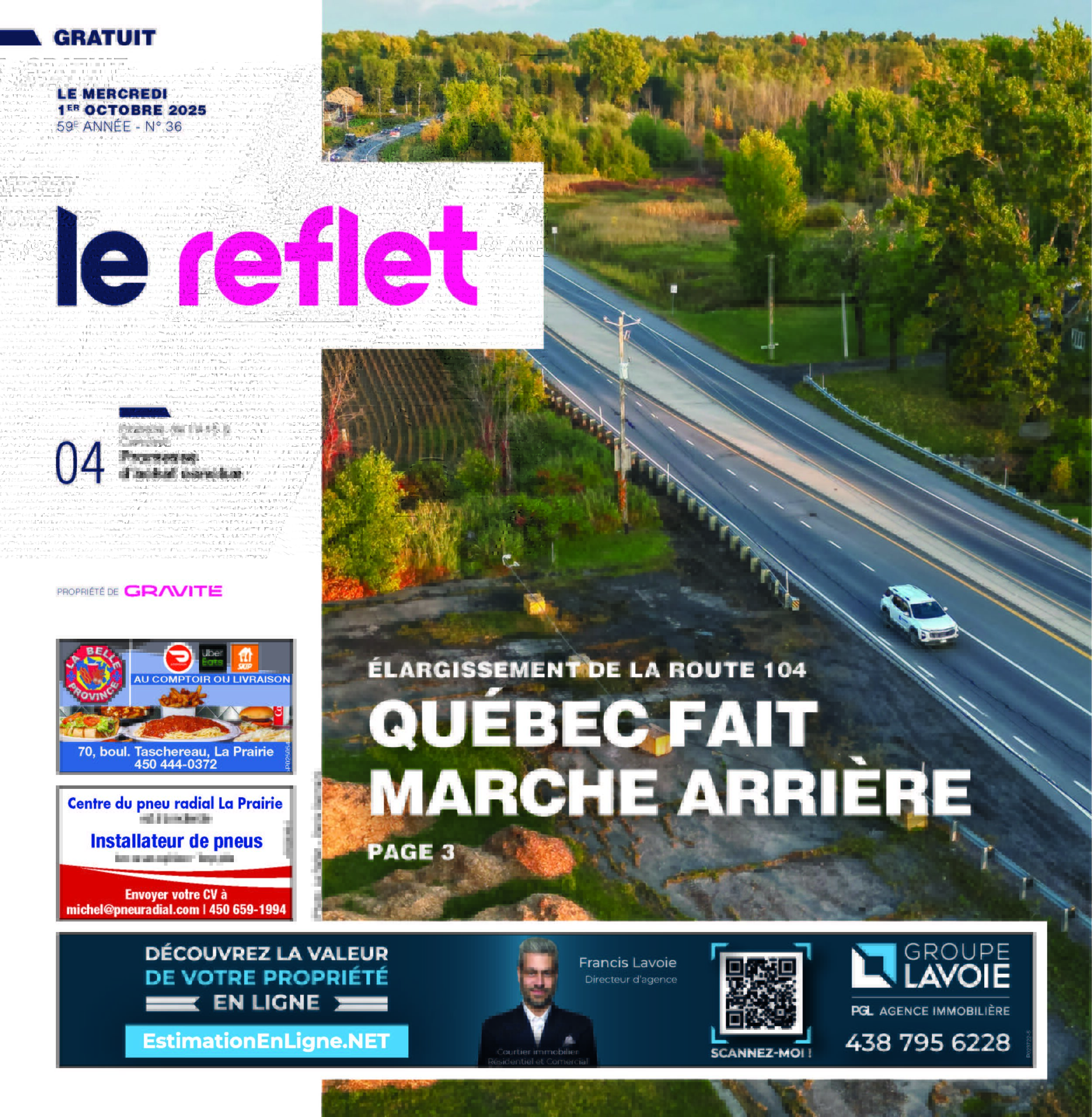 Journal Le Reflet – 1er octobre 2025