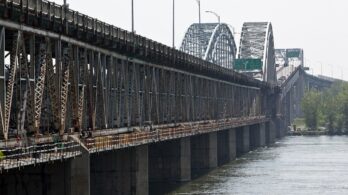 Pont Mercier: fermeture ce week-end en direction de Montréal