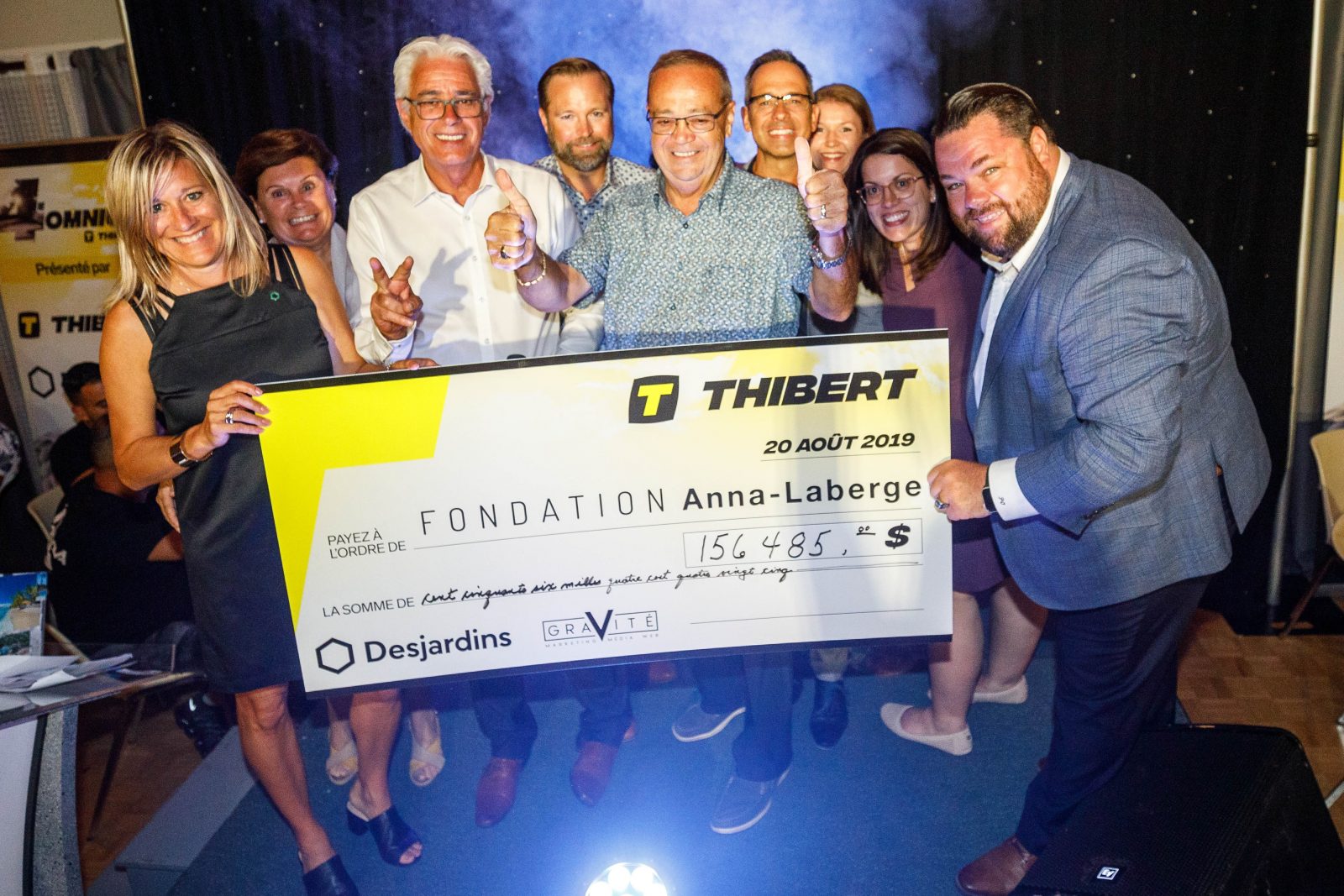 Image illustrant l'article: L’Omnium Thibert enrichit la Fondation Anna-Laberge de 156 000 $