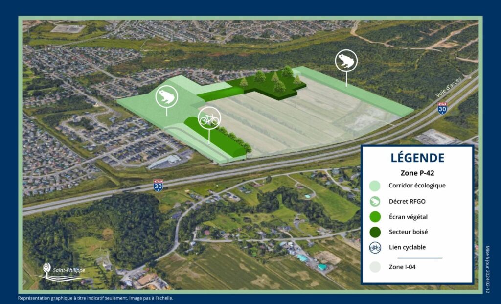 Changement de zonage industriel : Saint-Philippe précise son projet