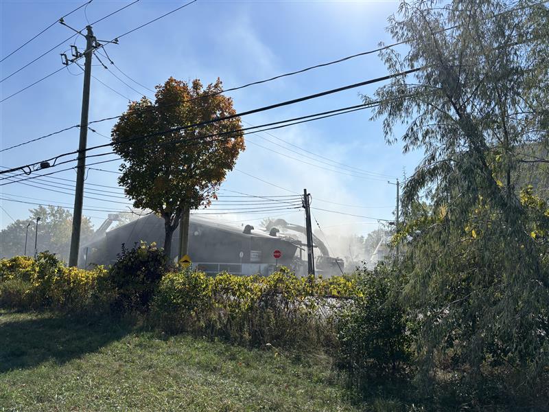 incendie aréna Saint-Constant