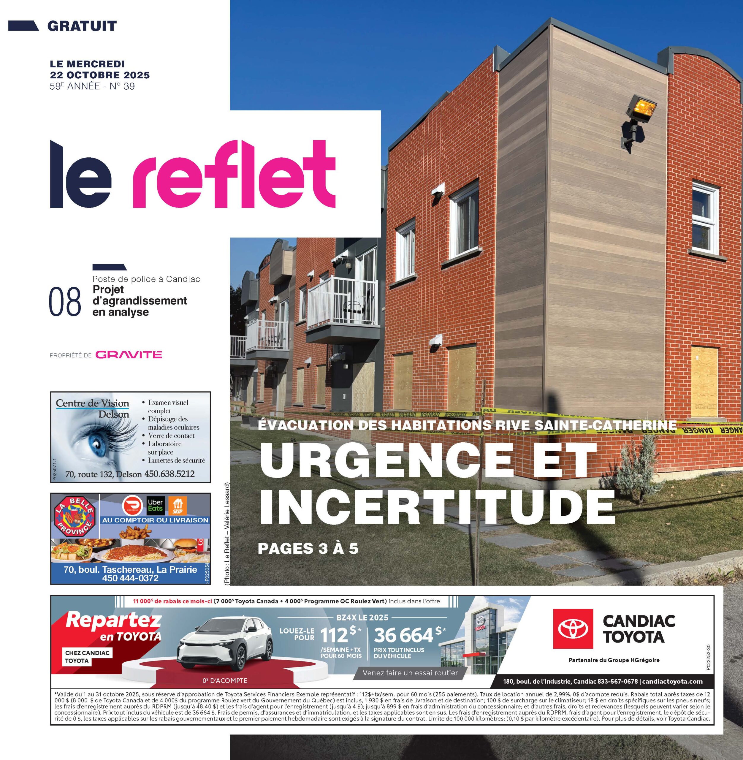 Journal Le Reflet – 22 octobre 2025