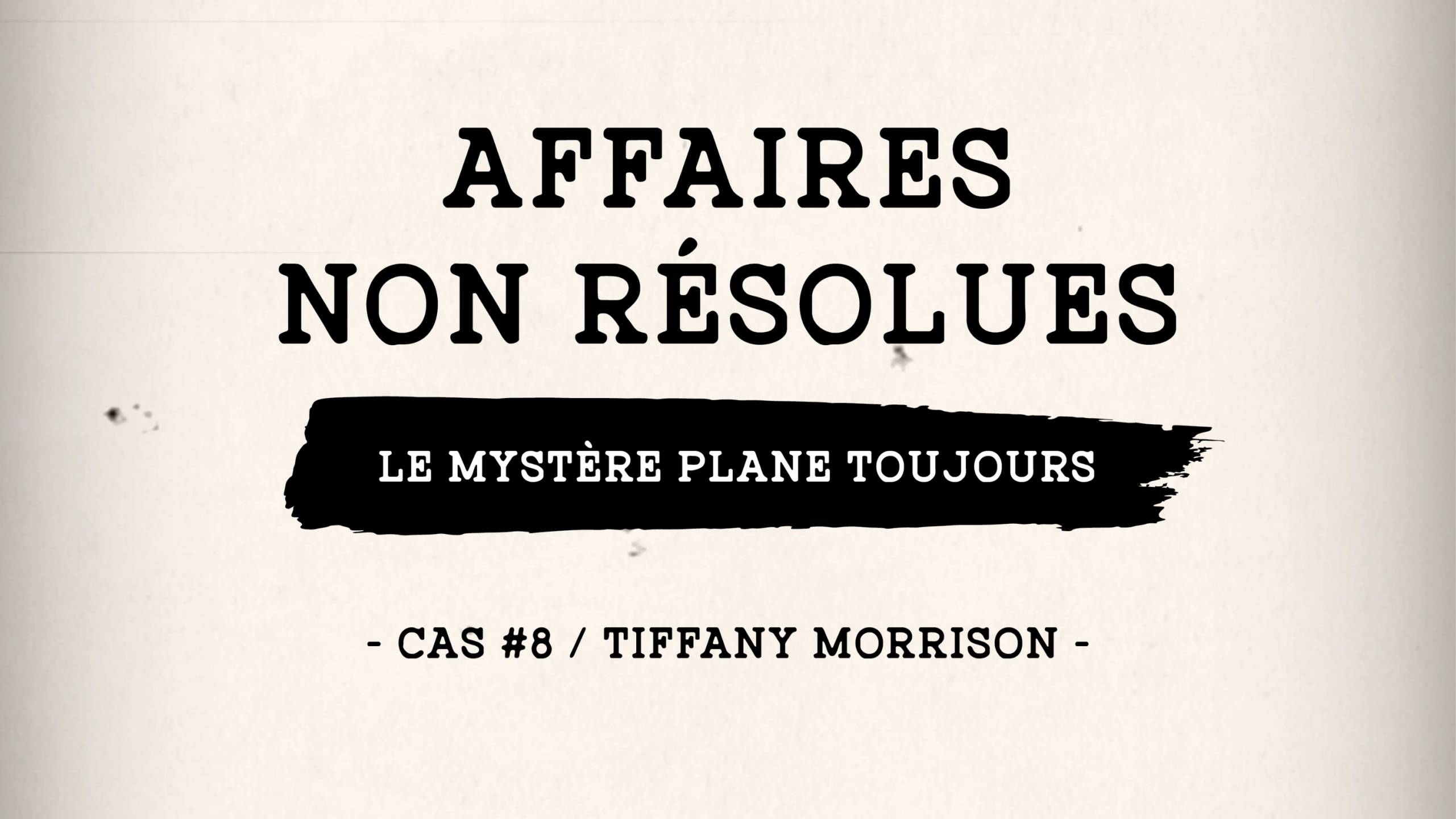 CAS #8 / TIFFANY MORRISON