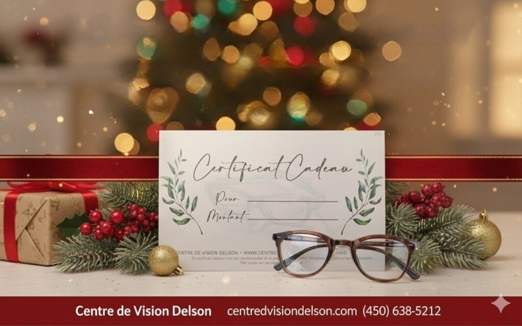 centre de vision delson, certificat cadeau
