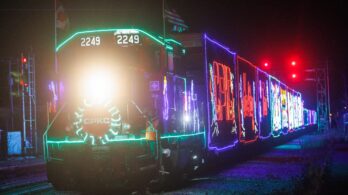 Train des fêtes : 8 500 $ pour Le Partage