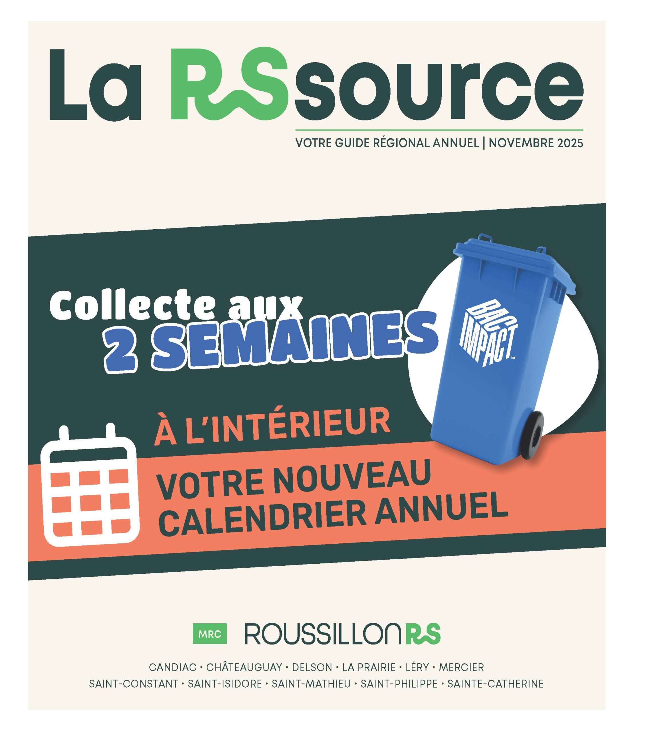 Journal Le Reflet–MRC Roussillon – 5 novembre 2025